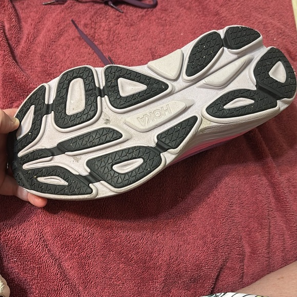 Hoka Purple and Pink Athletic Shoes with Cushioned Support - Picture 9 of 9